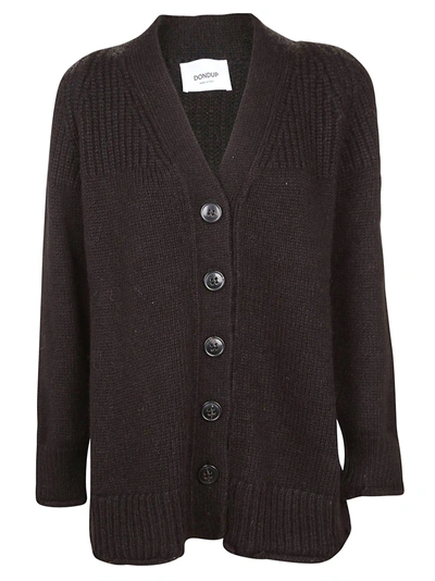 Dondup Knit Cardigan In Black