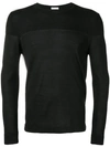 Cenere Gb Knitted Detail Sweater - Black