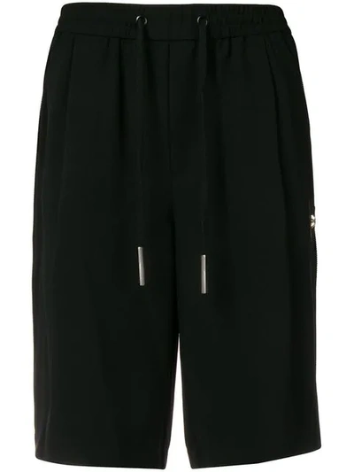 John Richmond Elasticated Waist Shorts In Black