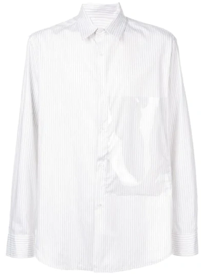 Raf Simons Oversized-pocket Shirt In White