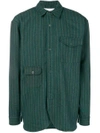 Han Kjobenhavn Han Kjøbenhavn Asymmetrical Patch Pocket Shirt - Green