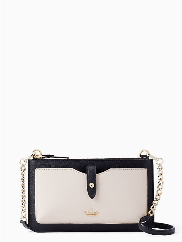 Kate Spade Iphone Crossbody Bag In Tusk/black ModeSens
