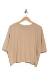 Fp Movement Inspire Cotton T-shirt In Beige