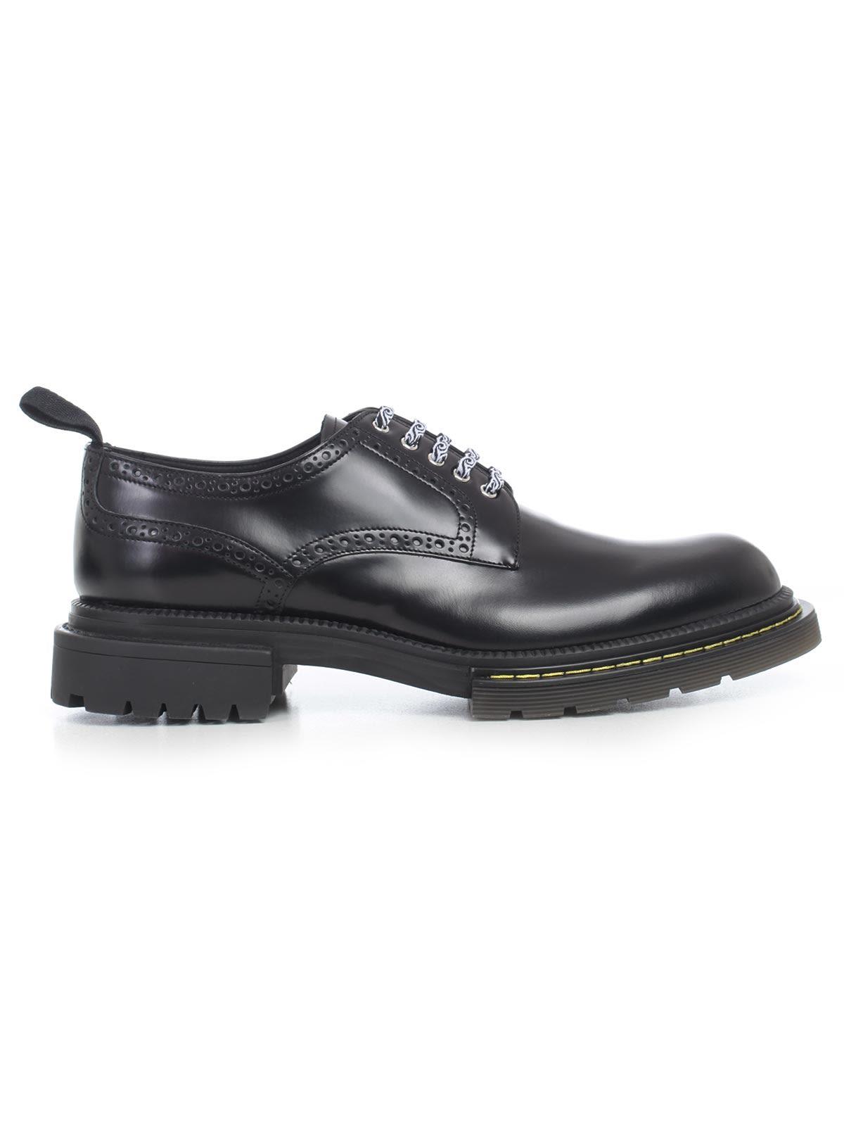 Dior Homme Brogue Derby Shoes In Black | ModeSens