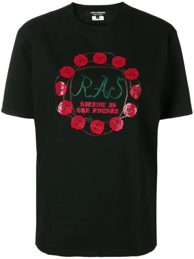 Junya Watanabe Printed T-shirt In Black