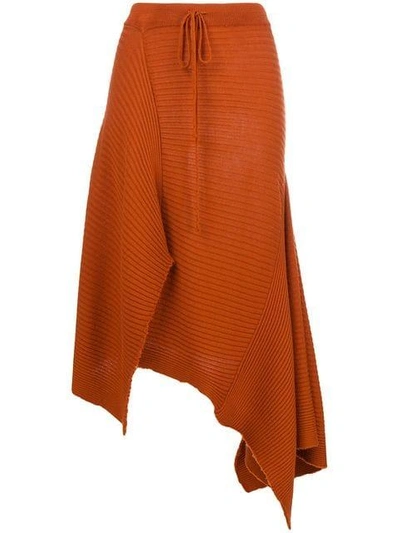 Marques' Almeida Marques'almeida Asymmetric A-line Skirt - Orange