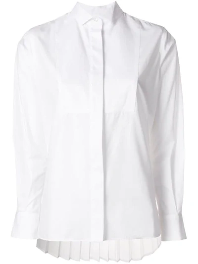 Sacai Pleated Back Shirt - White