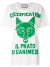 Gucci Fication Print T-shirt In White