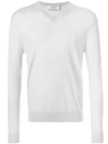 Pringle Of Scotland V-neck Jumper - Morning Mist