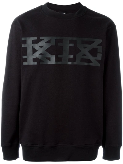 Ktz Big Logo Sweatshirt In Black