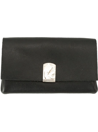 Werkstatt:münchen Flap Wallet In Black