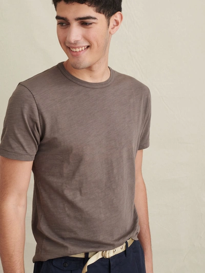 Alex Mill Old Standard T-shirt In Slub Cotton In Faded Black