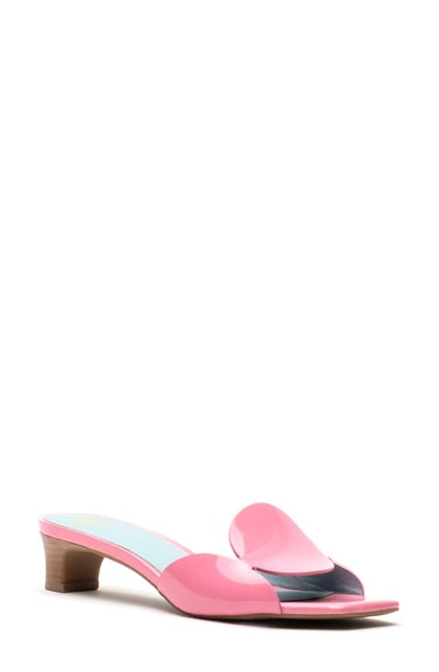 Frances Valentine Sandy Slide Sandal In Pink