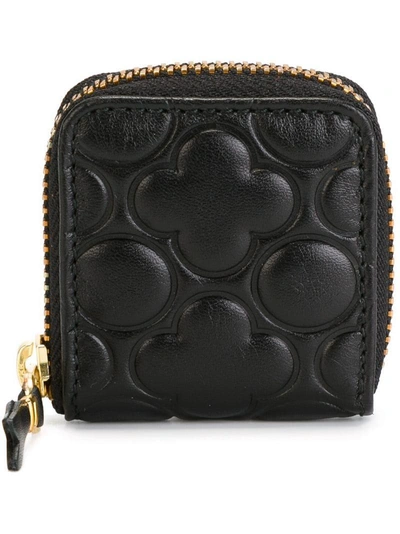Comme Des Garçons 'classic Embossed B' Coin Purse In Black