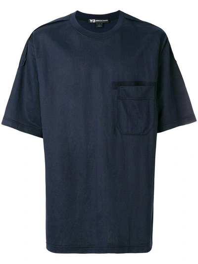 Y-3 Oversize T-shirt In Blue