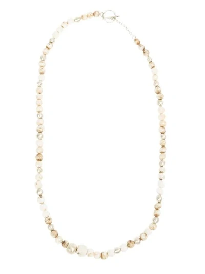 Henson Small Shell Bead Necklace In Neutrals