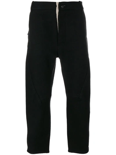 Cedric Jacquemyn Cropped Trousers In Black