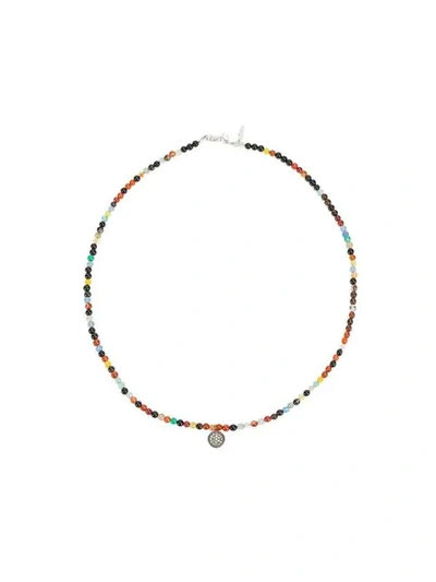 Catherine Michiels Beaded Necklace In Multicolour