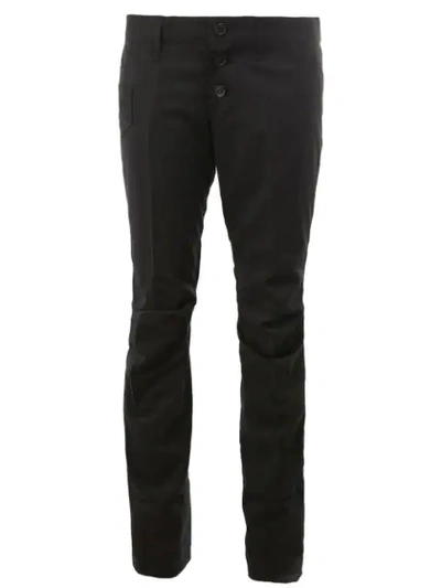 Christopher Nemeth Tailored Skinny Trousers In Black