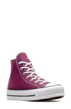 Converse Chuck Taylor® All Star® Lift High Top Platform Sneaker In Legend Berry/ White/ Black