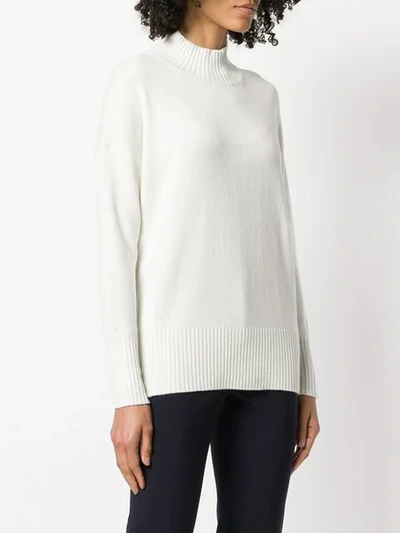 Peserico High Neck Sweater - White