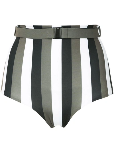 Fella Striped Belt Bikini Bottom In Unavailable
