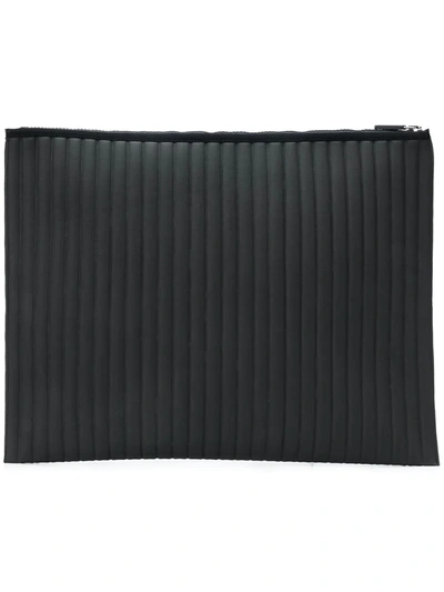 No Ka'oi Striped Quilt Purse In Black