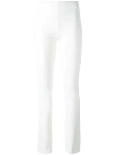 Joseph Bootcut Trousers In White