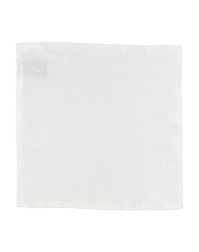 Zegna Man Scarf Ivory Size - Silk In White