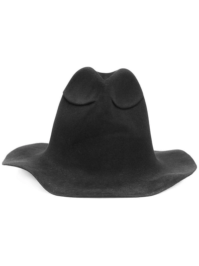 Reinhard Plank 'spaventa' Hat In Black