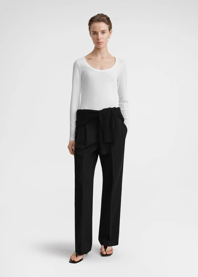 Totême Classic Rib Top White