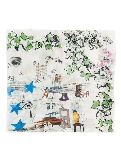 Faliero Sarti X L'eclaireur 'los Angeles' Scarf In White