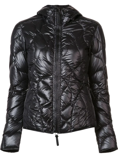 Kru Quilted Zipped Jacket In Black