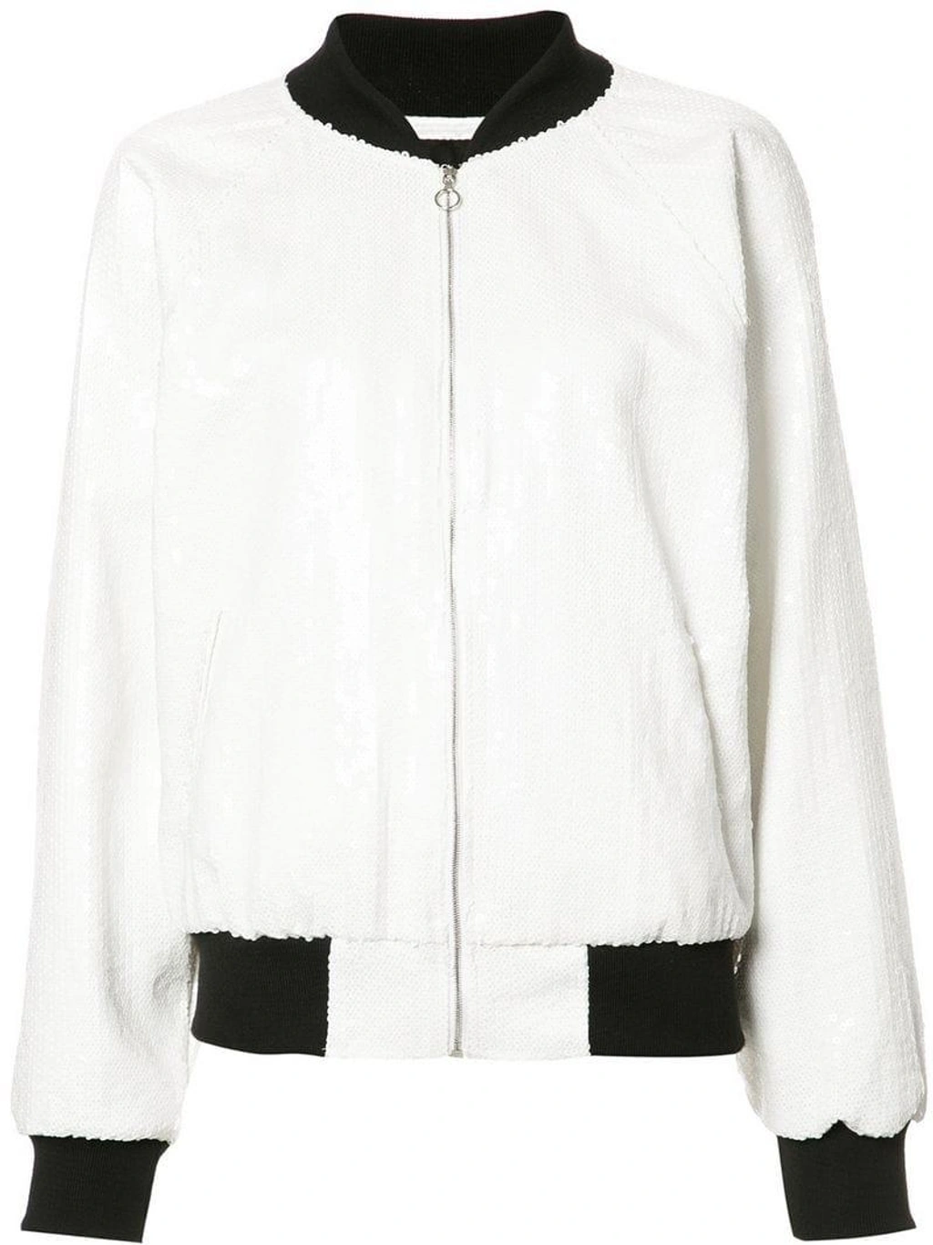 ENFANTS RICHES DEPRIMES Parliament Bomber Jacket In White Not