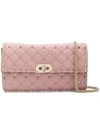 Valentino Garavani Rockstud Shoulder Bag In Pink