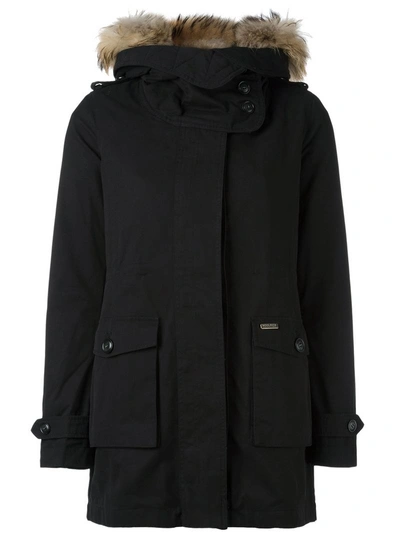 Woolrich 'scarlett' Eskimo Jacket In Black