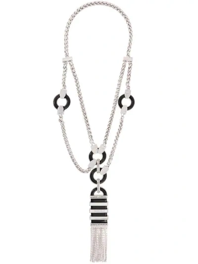 Dsquared2 Double Fringed Necklace - Metallic