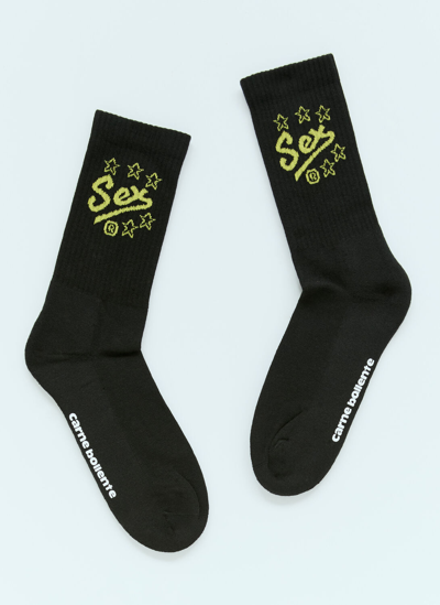 Carne Bollente Sex Socks In Black