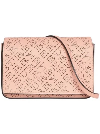 Burberry Perforate Clutch - Pink
