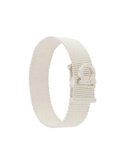 Ferragamo Gancio Bracelet In Metallic