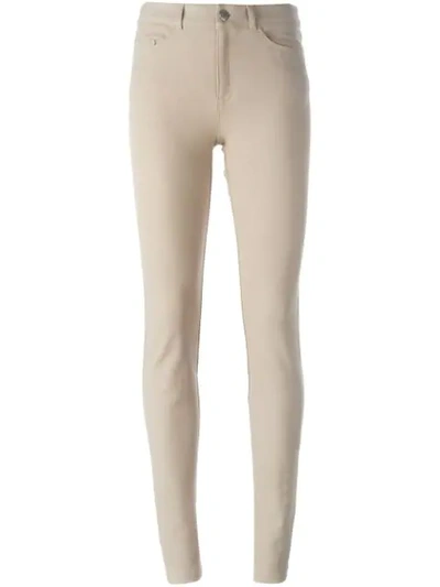 Joseph Skinny Trousers In Neutrals