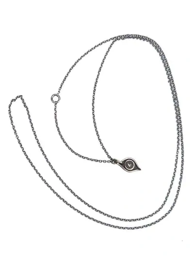 Werkstatt:münchen Chain Eye Necklace In Argent