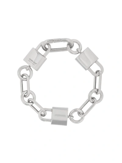 Ambush Padlock Link Bracelet In Metallic