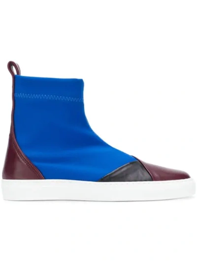 Cedric Charlier Ankle Boots In Blue
