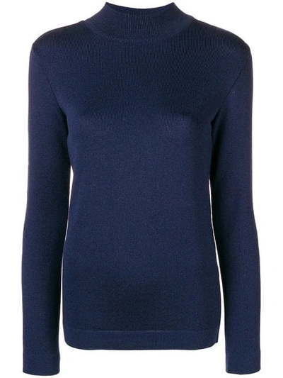 Stephan Schneider Sassoon Turtleneck Sweater In Blue