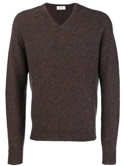 Lemaire V-neck Sweater - Brown