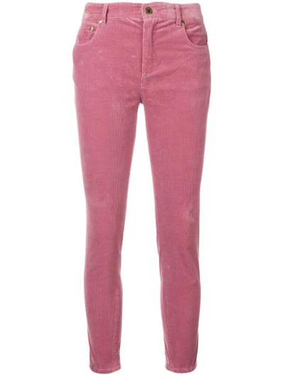 Miu Miu Corduroy Skinny-fit Jeans - Pink