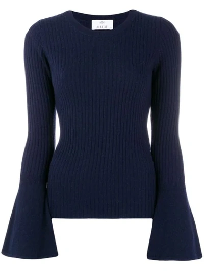 Allude Wide Sleeved Jumper - Blue