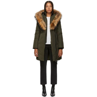 Mackage Green Kay Classic Down Coat In Army
