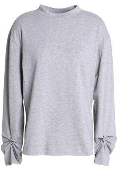 3.1 Phillip Lim / フィリップ リム Cutout Cotton-jersey Top In Stone